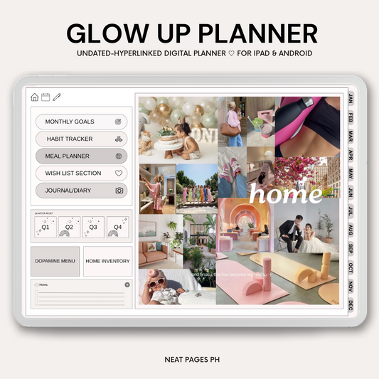 Glow Up Planner - GoodNotes | Notability | Ipad & Tablet