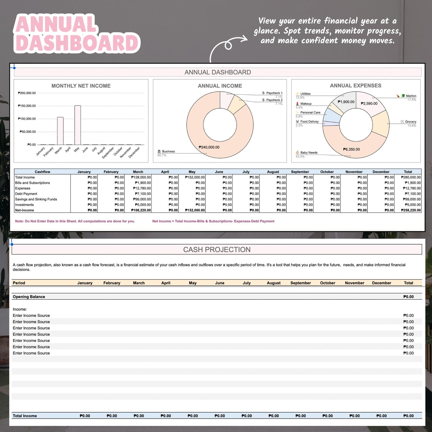💲2025 Personal Finance Spreadsheet