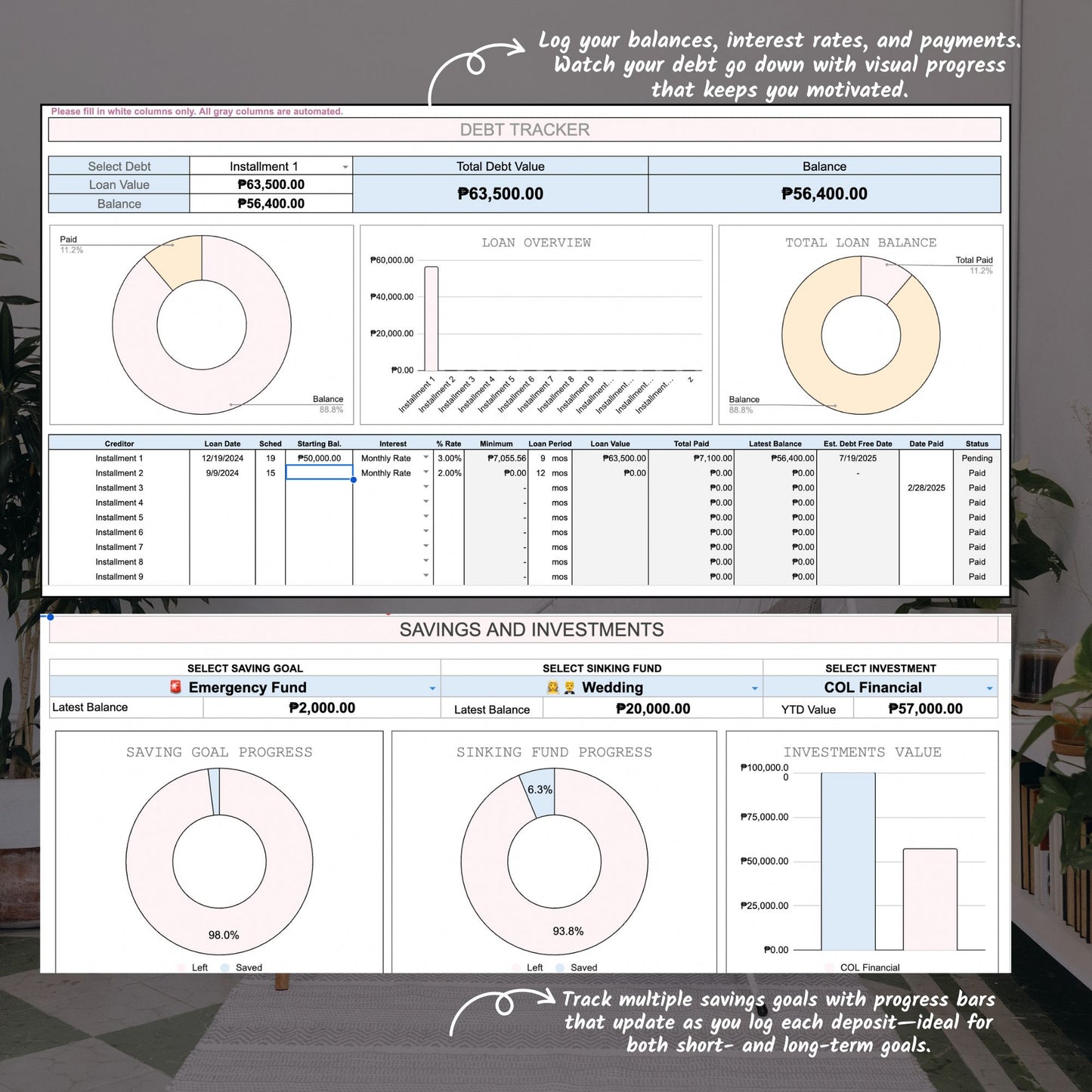 💲2025 Personal Finance Spreadsheet