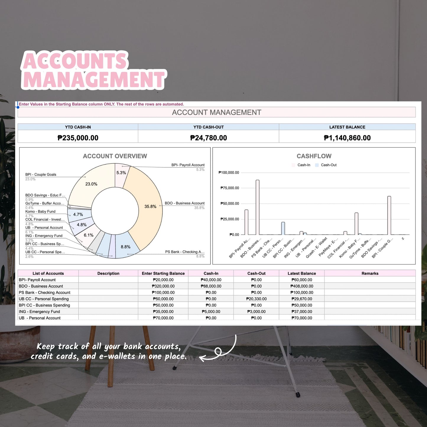 💲2025 Personal Finance Spreadsheet
