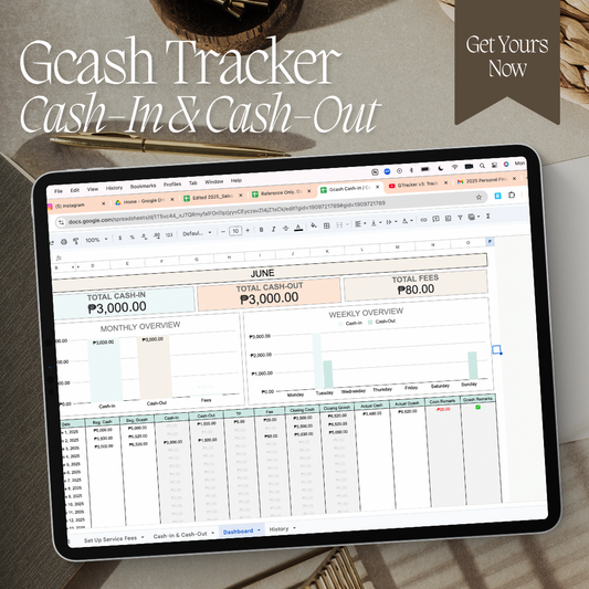 Gcash Tracker: Cash-In & Cash-Out